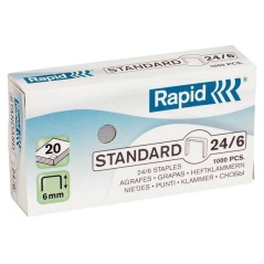 Rapid Standard 24/6 Staples Pack - standardhæfteklammer